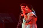 Asha Bhosle at her first ever concert in Baroda where she performed with Sachin Pilgaonkar